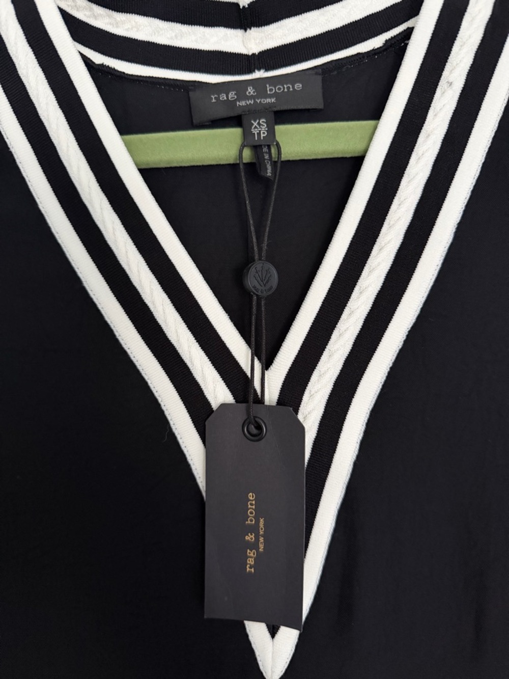 rag & bone Althea Stripe Trim Minidress - Picture 2 of 6